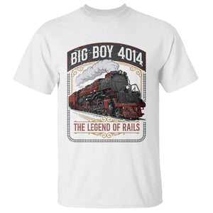 Retro Emblem Classic Steam Train T Shirt Locomotive Heritage Pride Legend of the Rails TS02 White Print Your Wear