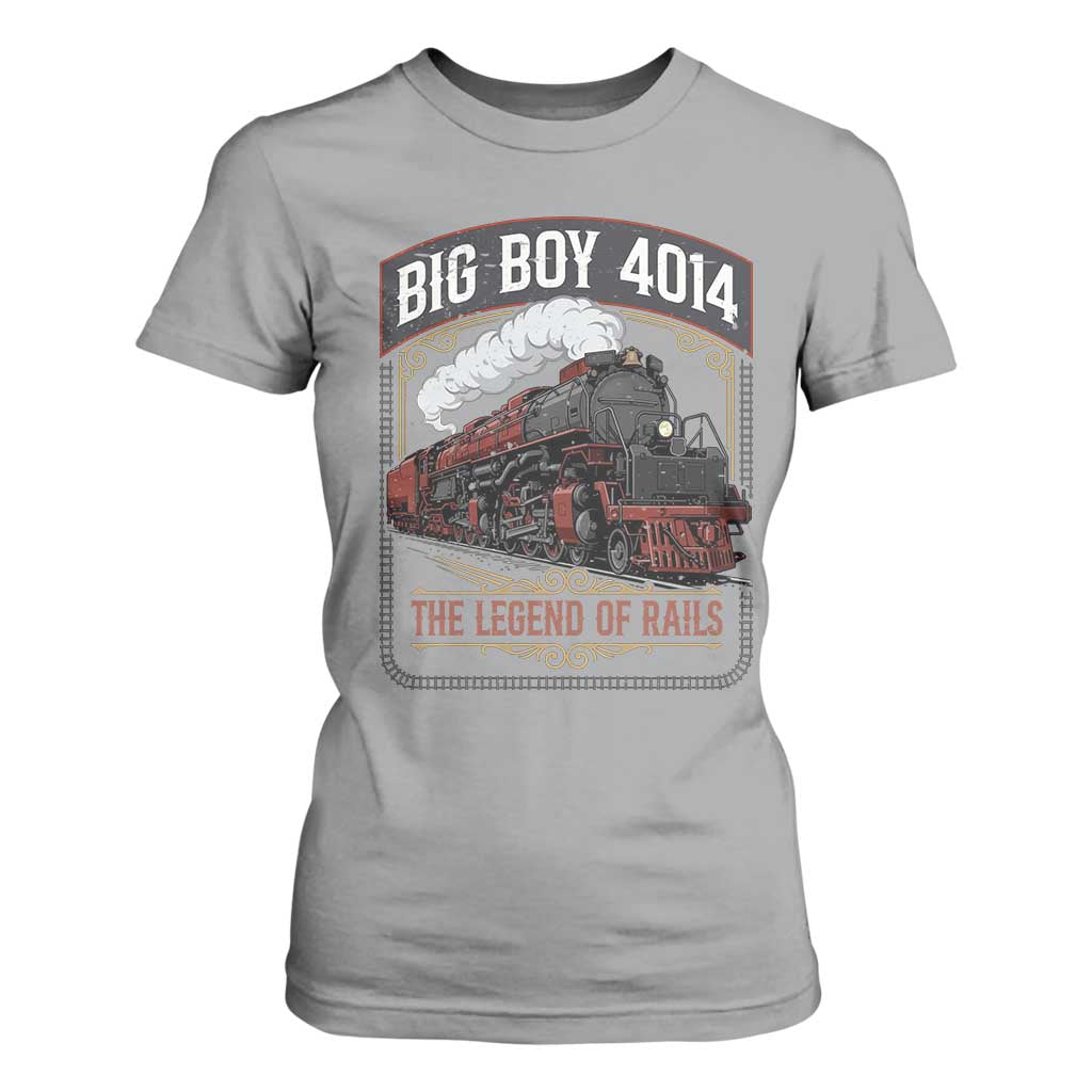 Retro Emblem Classic Steam Train T Shirt For Women Locomotive Heritage Pride Legend of the Rails TS02 Sport Gray Print Your Wear