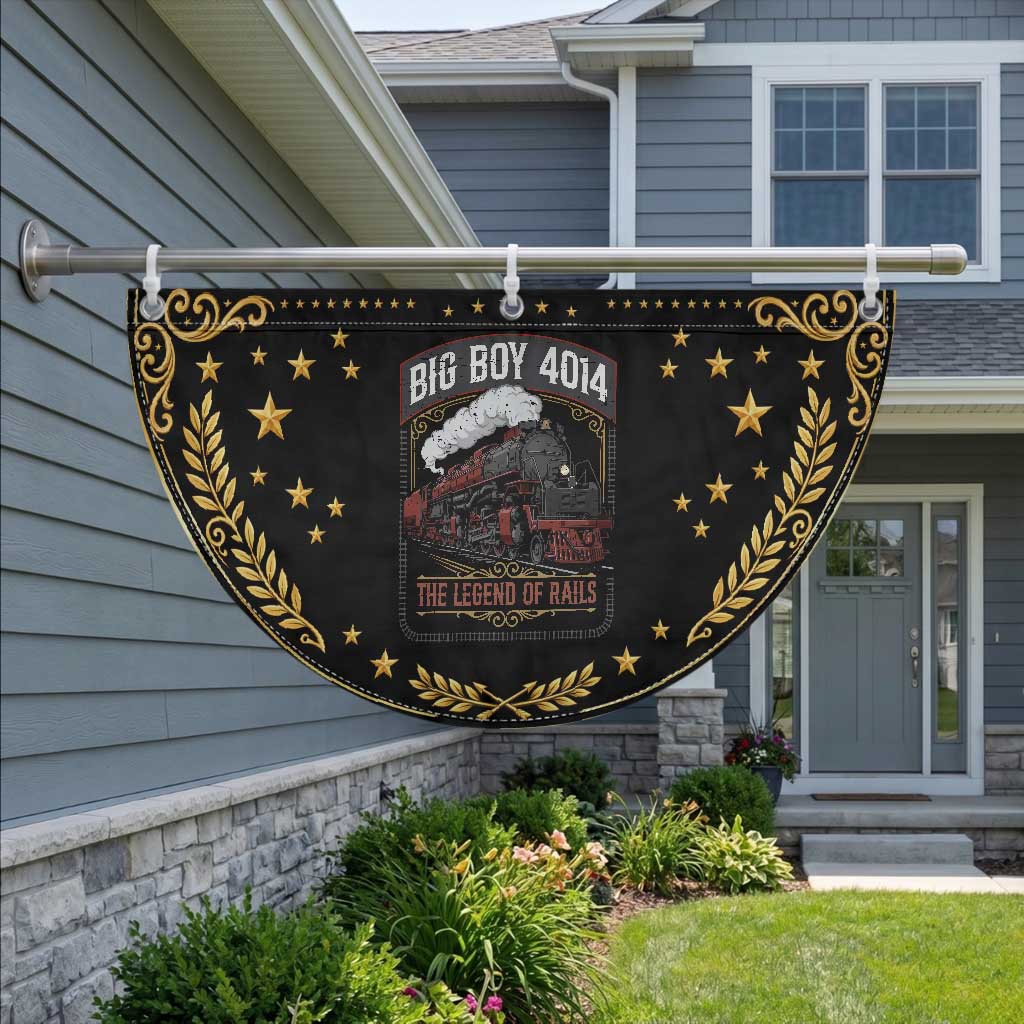 Retro Emblem Classic Steam Train Patriotic Fan Flag Locomotive Heritage Pride Legend of the Rails