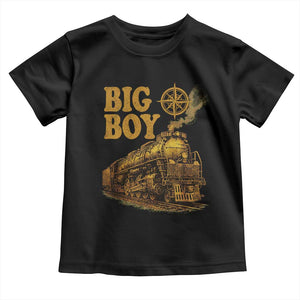 Vintage American Steam Train Locomotive Legend Toddler T Shirt Compass Adventure Heritage Pride Graphic TS02 Black Print Your Wear
