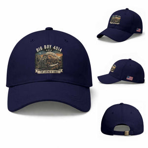 Scenic Mountain Steam Train Graphic Baseball Cap Legend of the Rails Heritage Pride