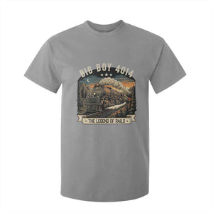 Scenic Mountain Steam Train Graphic T Shirt For Kid Legend of the Rails Heritage Pride TS02 Sport Gray Print Your Wear