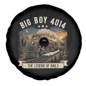 Scenic Mountain Steam Train Graphic Spare Tire Cover Legend of the Rails Heritage Pride TS02 Print Your Wear