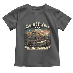 Scenic Mountain Steam Train Graphic Toddler T Shirt Legend of the Rails Heritage Pride TS02 Dark Heather Print Your Wear