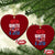 Red White and Jew Ceramic Ornament Funny Jewish Patriotic 4th of July Star Of David TS02 Print Your Wear