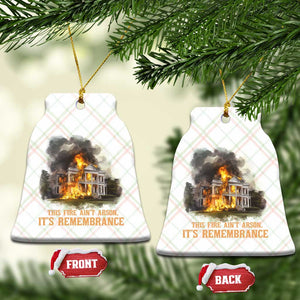 Juneteenth Ancestral Justice Ceramic Ornament This Fire Aint Arson It is Remembrance Black History TS02 Print Your Wear