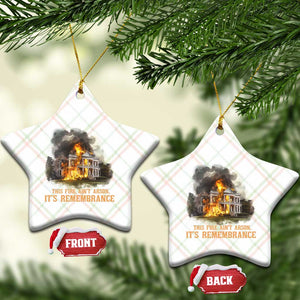 Juneteenth Ancestral Justice Ceramic Ornament This Fire Aint Arson It is Remembrance Black History TS02 Print Your Wear