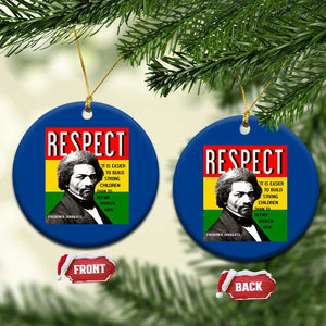 Respect Frederick Douglass Ceramic Ornament It Is Easier To Build Strong Children Empowerment TS02 1pc Blue Print Your Wear