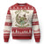 Cottagecore Aesthetic Frog Ugly Christmas Sweater Stay Wild Moon Child Playing Banjo On Mushroom With Butterflies TS02 Red Print Your Wear