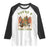 Cottagecore Aesthetic Frog Raglan Shirt You're A Cowboy Like Me Playing Banjo Western Style TS02 White Black Print Your Wear