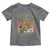 Cottagecore Aesthetic Frog Toddler T Shirt You're A Cowboy Like Me Playing Banjo Western Style TS02 Charcoal Print Your Wear