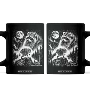 Jimothy Three Raccoon Moon Parody Wildlife Graphic Coffee Mug Vintage Seattle Feral Legend Trash Panda Meme