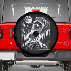 Jimothy Three Raccoon Moon Parody Wildlife Graphic Spare Tire Cover Vintage Seattle Feral Legend Trash Panda Meme