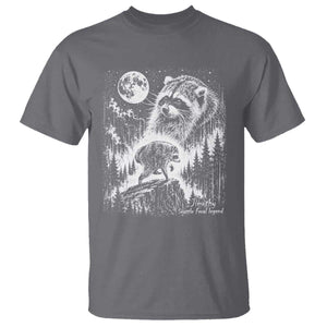 Jimothy Three Raccoon Moon Parody Wildlife Graphic T Shirt Vintage Seattle Feral Legend Trash Panda Meme