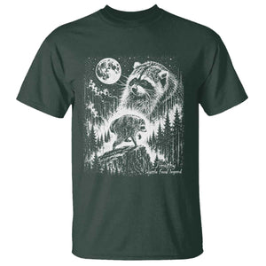 Jimothy Three Raccoon Moon Parody Wildlife Graphic T Shirt Vintage Seattle Feral Legend Trash Panda Meme