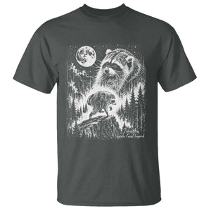 Jimothy Three Raccoon Moon Parody Wildlife Graphic T Shirt Vintage Seattle Feral Legend Trash Panda Meme