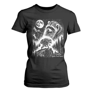 Jimothy Three Raccoon Moon Parody Wildlife Graphic T Shirt For Women Vintage Seattle Feral Legend Trash Panda Meme