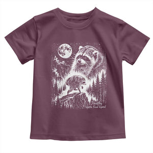 Jimothy Three Raccoon Moon Parody Wildlife Graphic Toddler T Shirt Vintage Seattle Feral Legend Trash Panda Meme