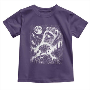 Jimothy Three Raccoon Moon Parody Wildlife Graphic Toddler T Shirt Vintage Seattle Feral Legend Trash Panda Meme
