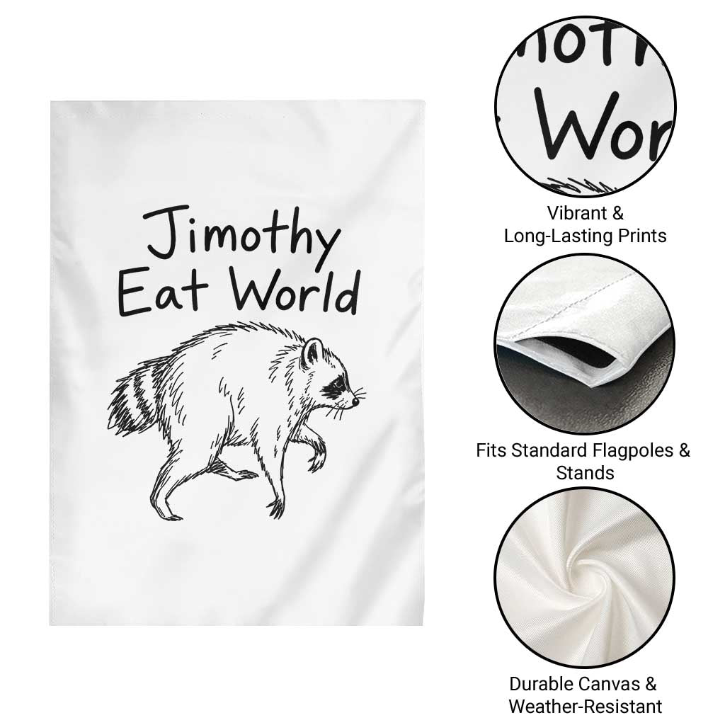 Jimothy Eat World Funny Music Parody Garden Flag Viral Seattle Raccoon Trash Panda Meme