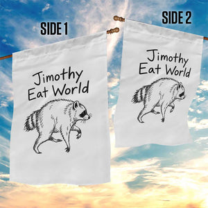 Jimothy Eat World Funny Music Parody Garden Flag Viral Seattle Raccoon Trash Panda Meme