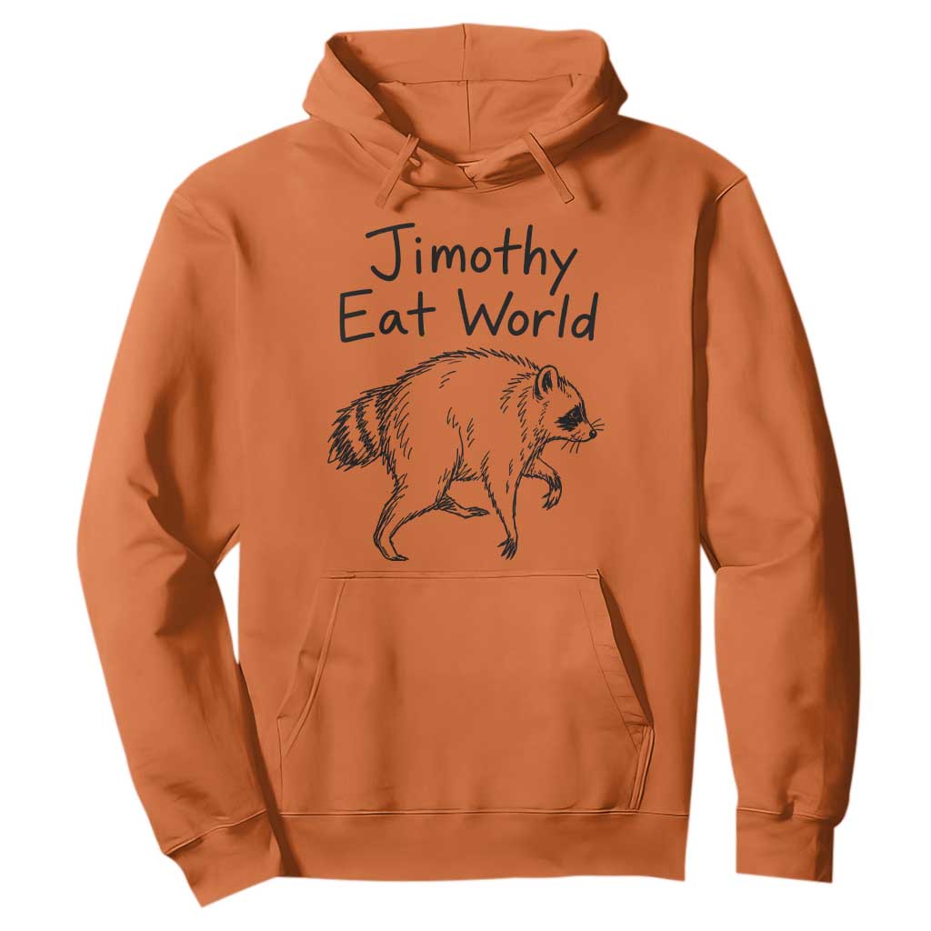 Jimothy Eat World Funny Music Parody Hoodie Viral Seattle Raccoon Trash Panda Meme