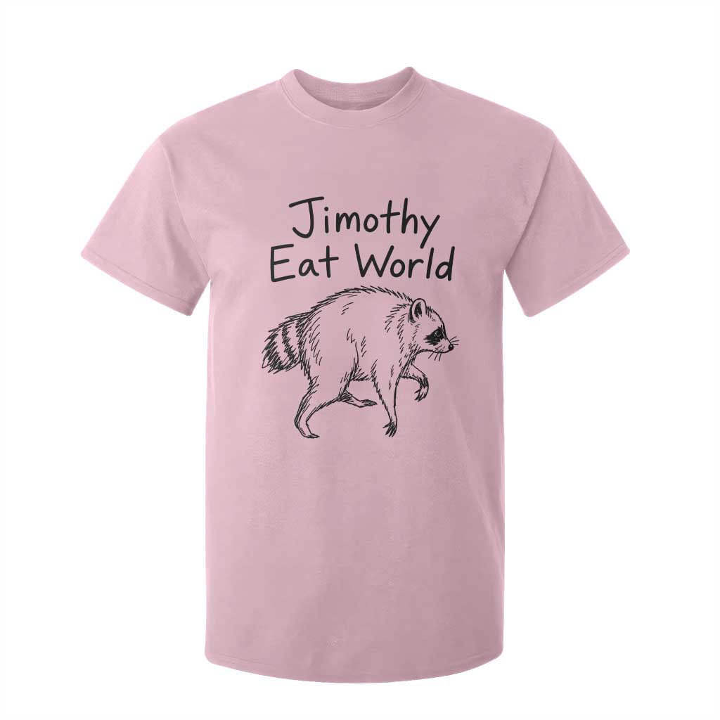 Jimothy Eat World Funny Music Parody T Shirt For Kid Viral Seattle Raccoon Trash Panda Meme