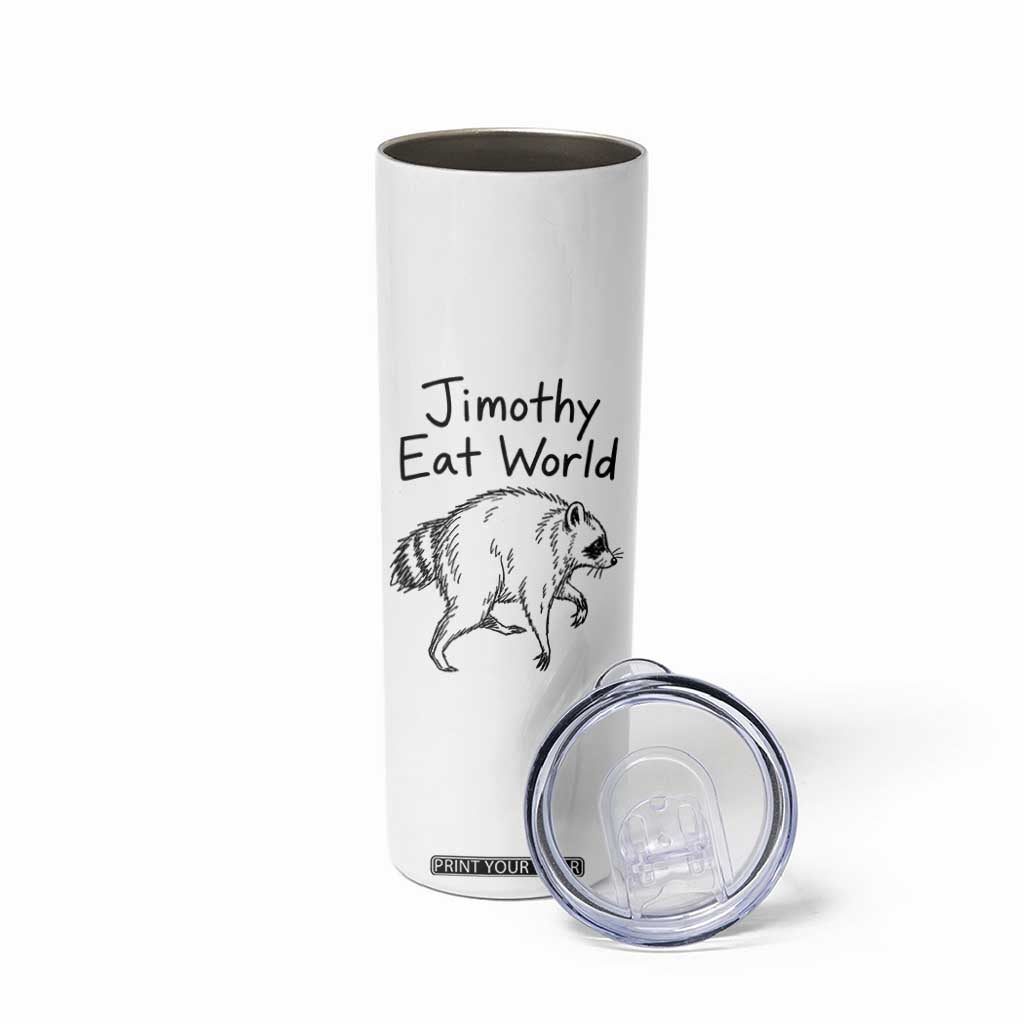 Jimothy Eat World Funny Music Parody Skinny Tumbler Viral Seattle Raccoon Trash Panda Meme