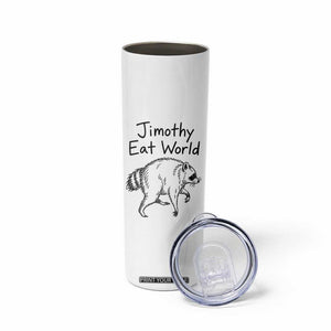 Jimothy Eat World Funny Music Parody Skinny Tumbler Viral Seattle Raccoon Trash Panda Meme