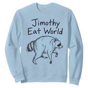 Jimothy Eat World Funny Music Parody Sweatshirt Viral Seattle Raccoon Trash Panda Meme