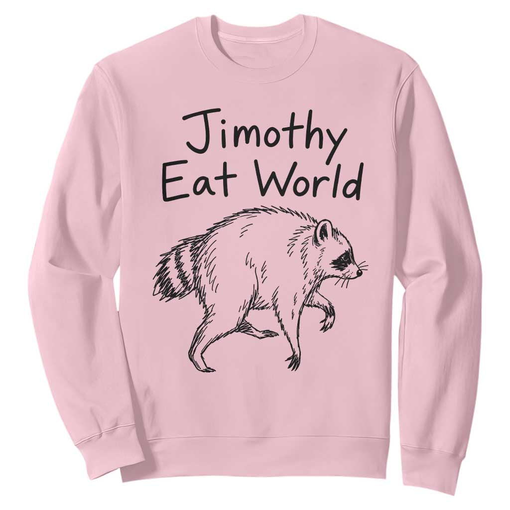 Jimothy Eat World Funny Music Parody Sweatshirt Viral Seattle Raccoon Trash Panda Meme