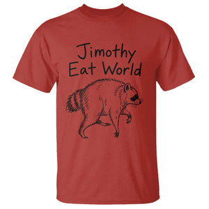 Jimothy Eat World Funny Music Parody T Shirt Viral Seattle Raccoon Trash Panda Meme