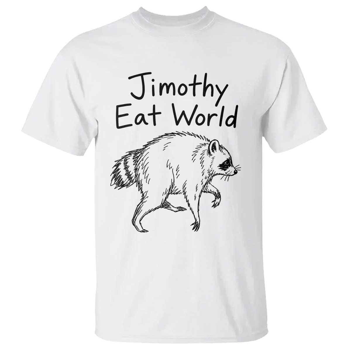 Jimothy Eat World Funny Music Parody T Shirt Viral Seattle Raccoon Trash Panda Meme