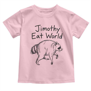 Jimothy Eat World Funny Music Parody Toddler T Shirt Viral Seattle Raccoon Trash Panda Meme