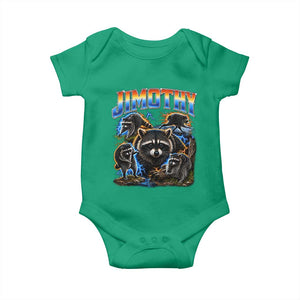 Jimothy the Raccoon Vintage 90s Bootleg Lightning Graphic Baby Onesie Viral Seattle Trash Panda
