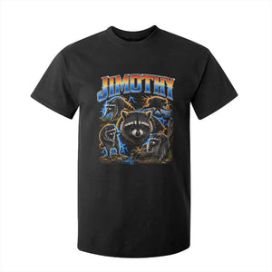 Jimothy the Raccoon Vintage 90s Bootleg Lightning Graphic T Shirt For Kid Viral Seattle Trash Panda