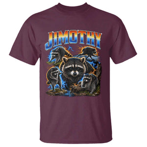 Jimothy the Raccoon Vintage 90s Bootleg Lightning Graphic T Shirt Viral Seattle Trash Panda