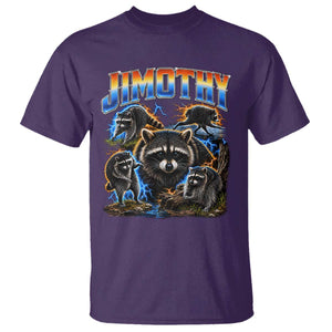 Jimothy the Raccoon Vintage 90s Bootleg Lightning Graphic T Shirt Viral Seattle Trash Panda