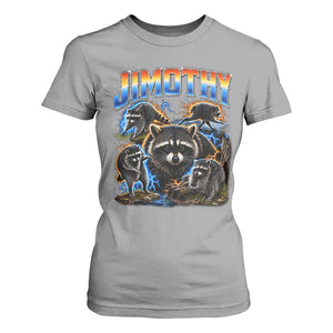 Jimothy the Raccoon Vintage 90s Bootleg Lightning Graphic T Shirt For Women Viral Seattle Trash Panda