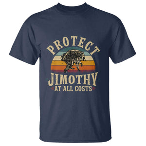 Protect Jimothy At All Costs Seattle Raccoon T Shirt Vintage Sunset Feral Trash Panda Legend Supporter