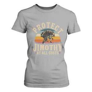 Protect Jimothy At All Costs Seattle Raccoon T Shirt For Women Vintage Sunset Feral Trash Panda Legend Supporter