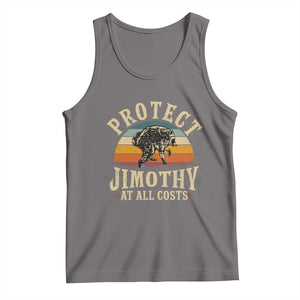 Protect Jimothy At All Costs Seattle Raccoon Tank Top Vintage Sunset Feral Trash Panda Legend Supporter