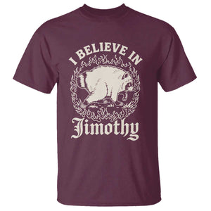 I Believe In Jimothy the Seattle Raccoon T Shirt Flaming Circle Vintage Feral Legend Trash Panda Supporter