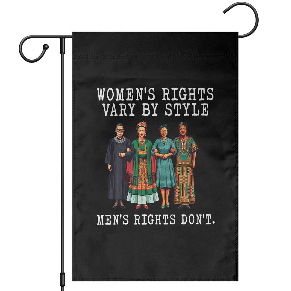 Womens Rights Vary By Style Feminists Historic Female Empowerment Garden Flag Powerful Feminism Civil Rights Movement TS02 Black Print Your Wear