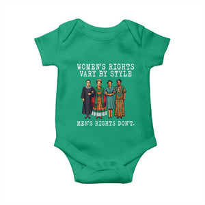 Womens Rights Vary By Style Feminists Historic Female Empowerment Baby Onesie Powerful Feminism Civil Rights Movement