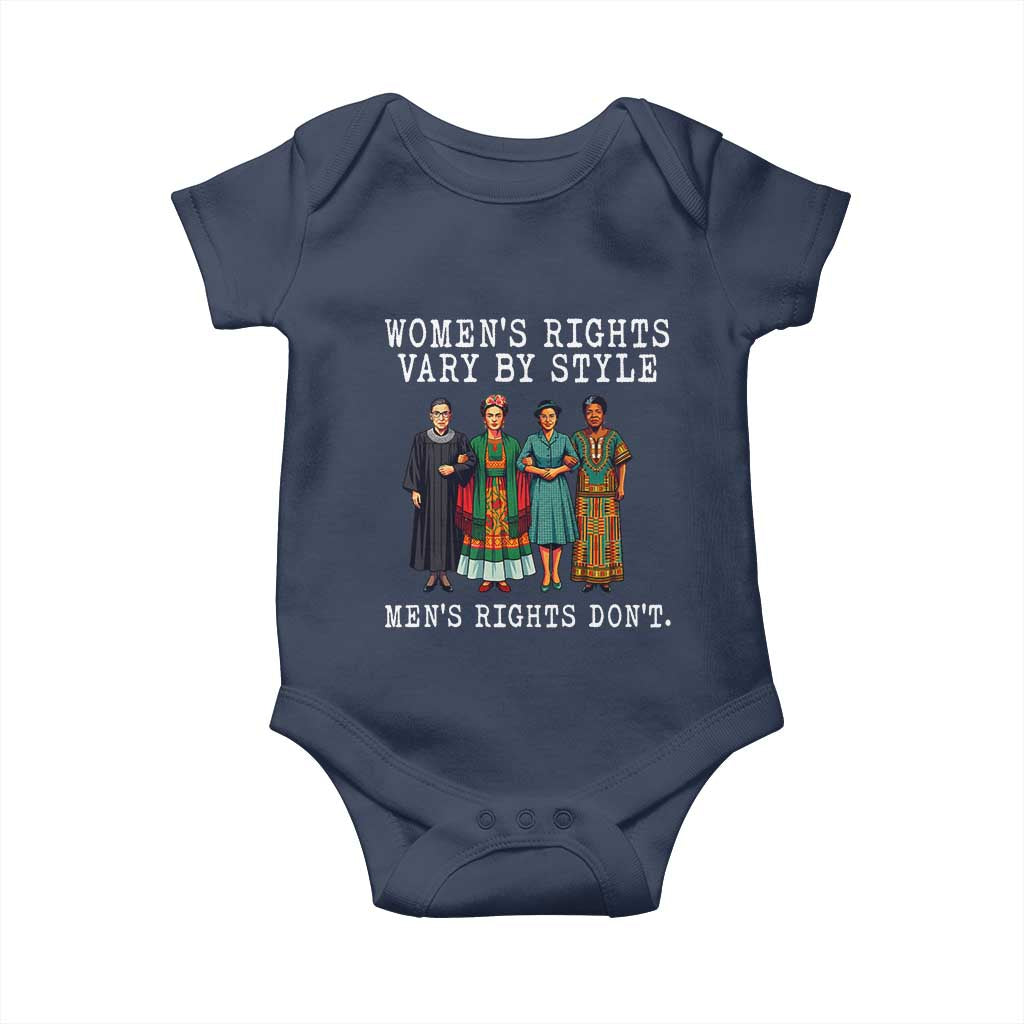Womens Rights Vary By Style Feminists Historic Female Empowerment Baby Onesie Powerful Feminism Civil Rights Movement