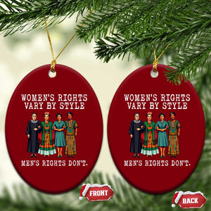 Womens Rights Vary By Style Feminists Historic Female Empowerment Ceramic Ornament Powerful Feminism Civil Rights Movement