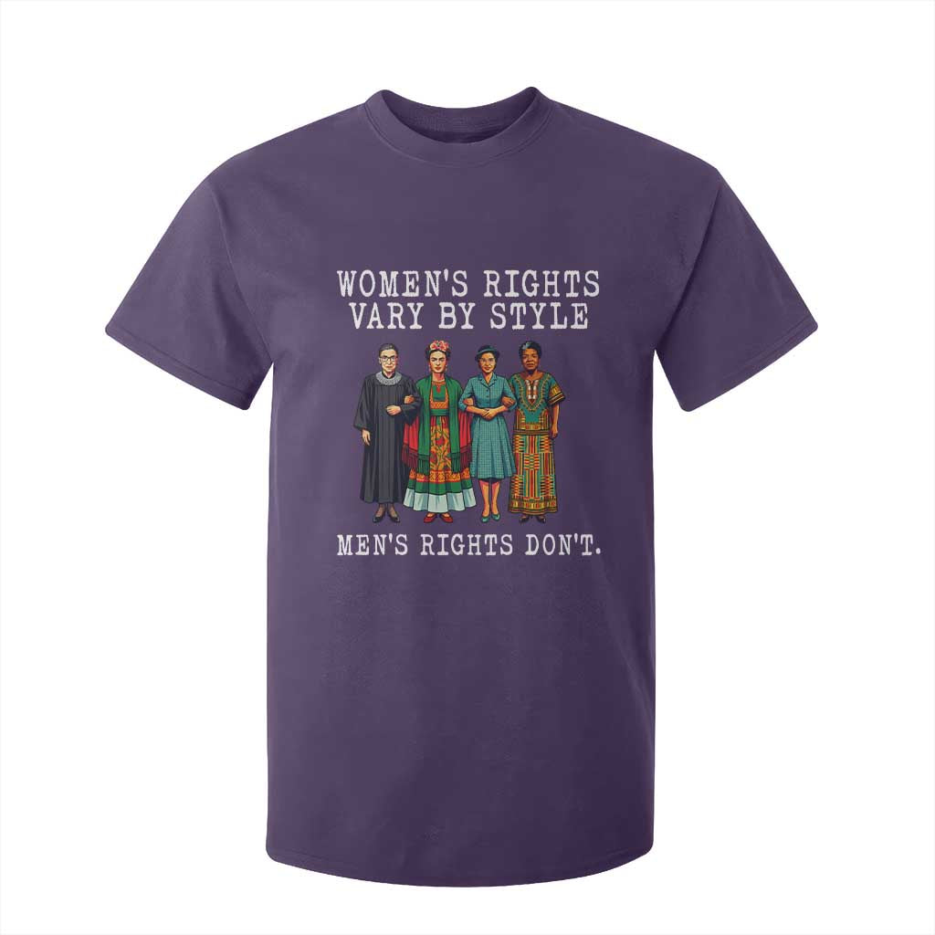 Womens Rights Vary By Style Feminists Historic Female Empowerment T Shirt For Kid Powerful Feminism Civil Rights Movement