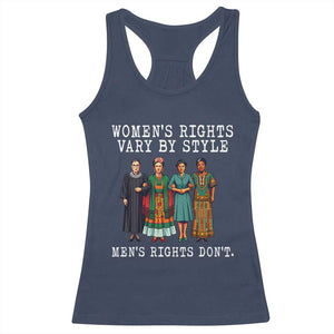 Womens Rights Vary By Style Feminists Historic Female Empowerment Racerback Tank Top Powerful Feminism Civil Rights Movement