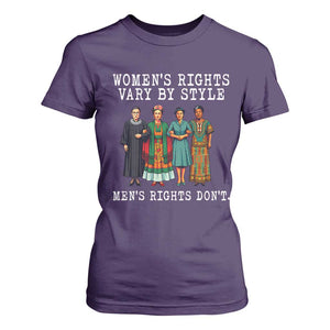 Womens Rights Vary By Style Feminists Historic Female Empowerment T Shirt For Women Powerful Feminism Civil Rights Movement
